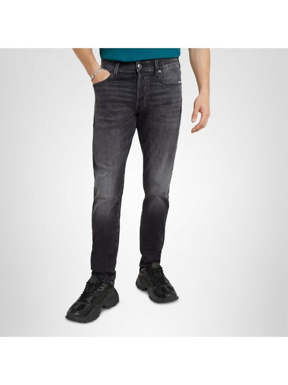 Slim Fit Men's Jeans - Classic Denim, Versatile Style, Comfortable & Trendy